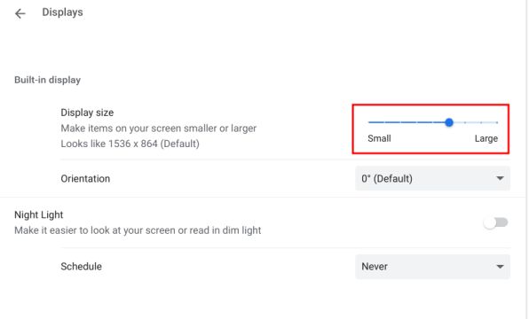 మీ Chromebookలో డెస్క్టాప్ను జూమ్ అవుట్ చేయండి